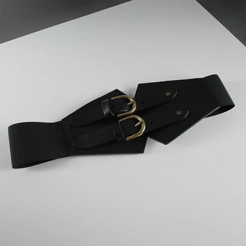 Ceinture bustier dorée