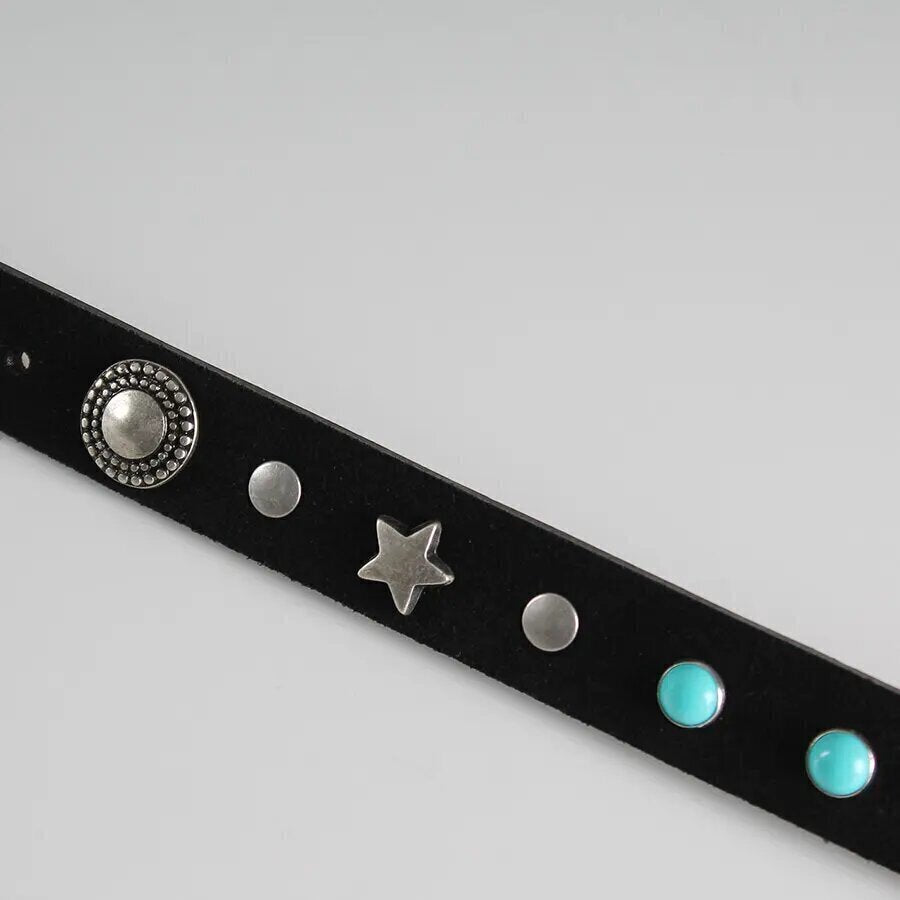 Cintura Gipsy Camoscio argento