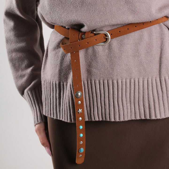 Cintura Gipsy Camoscio argento