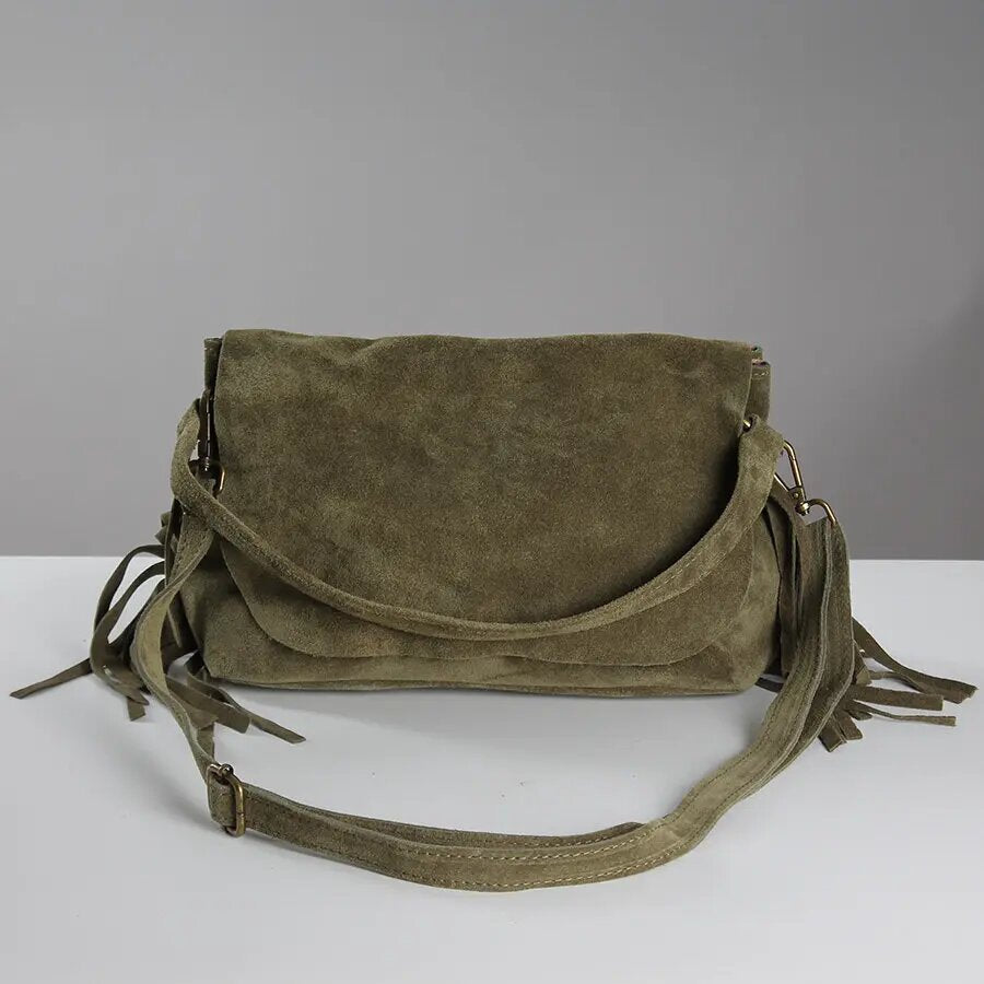 BORSA ELEONORA CAMOSCIO