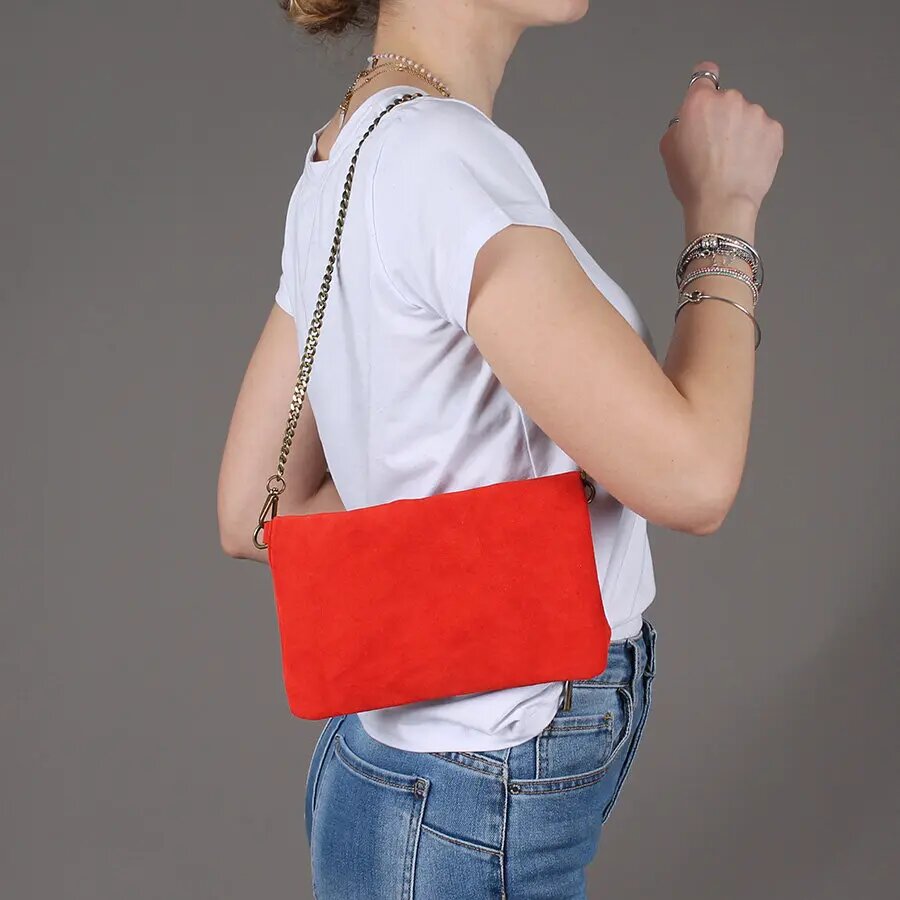 Pochette Olivia Camoscio