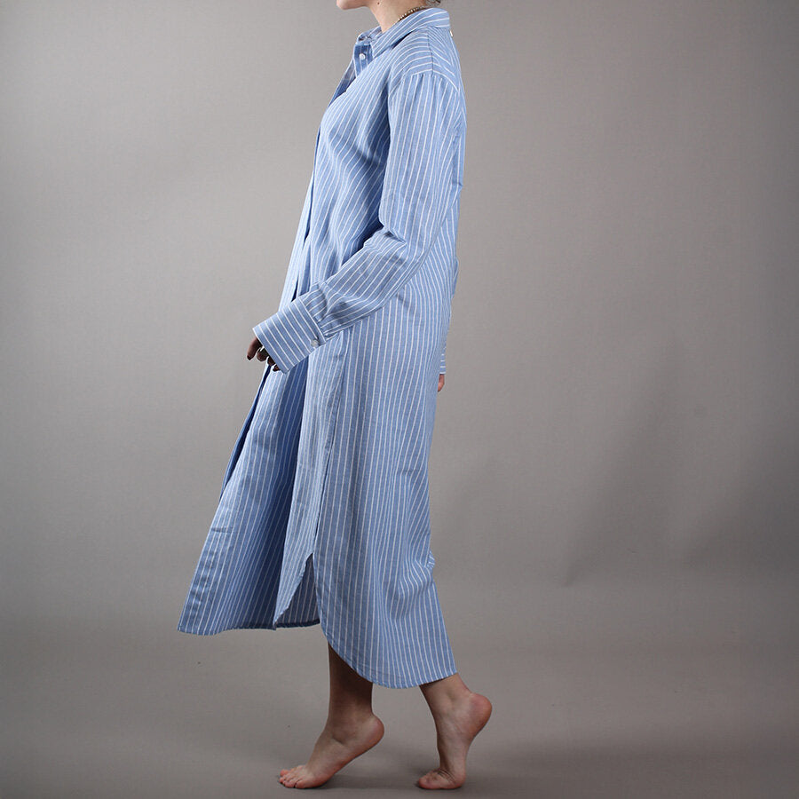 Chemisier Oasi Righe Azzurro