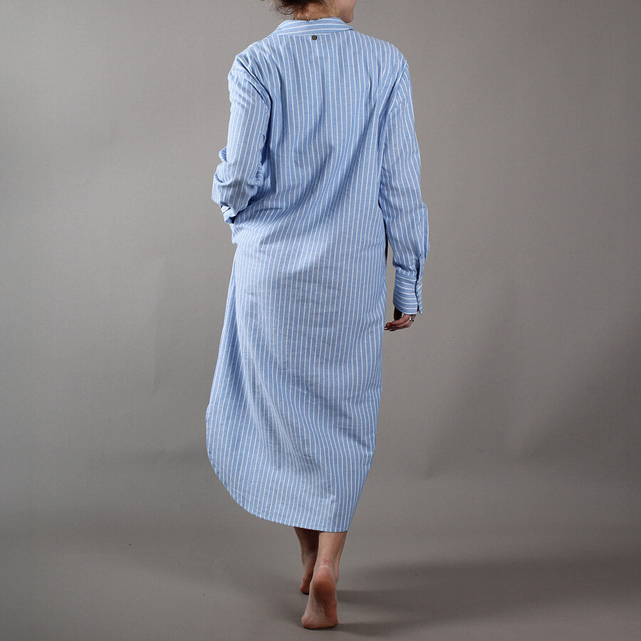 Chemisier Oasi Righe Azzurro