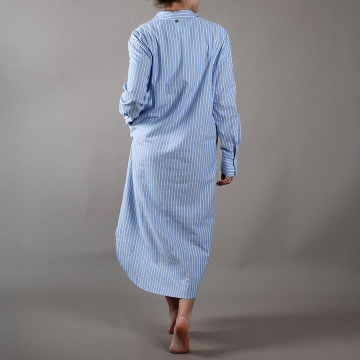 Chemisier Oasi Righe Azzurro