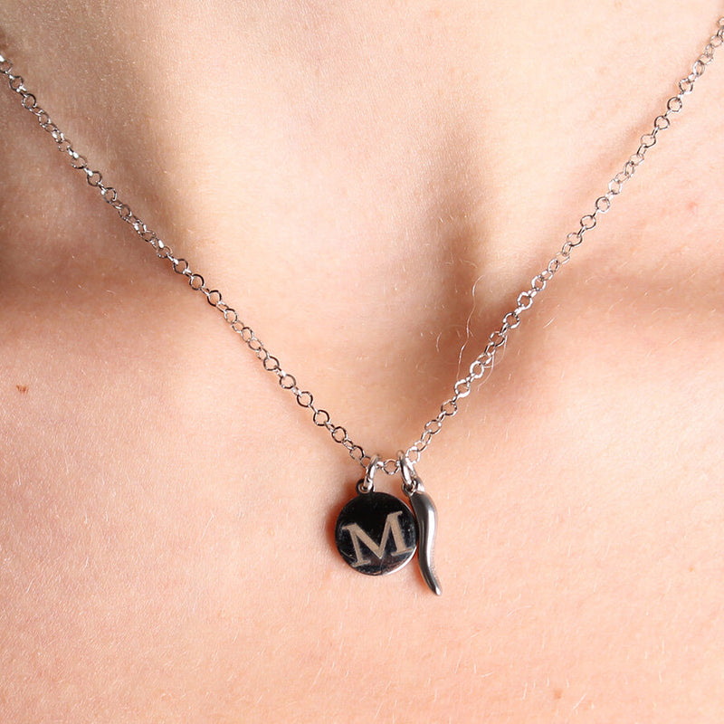 Collana iniziale - Io argento