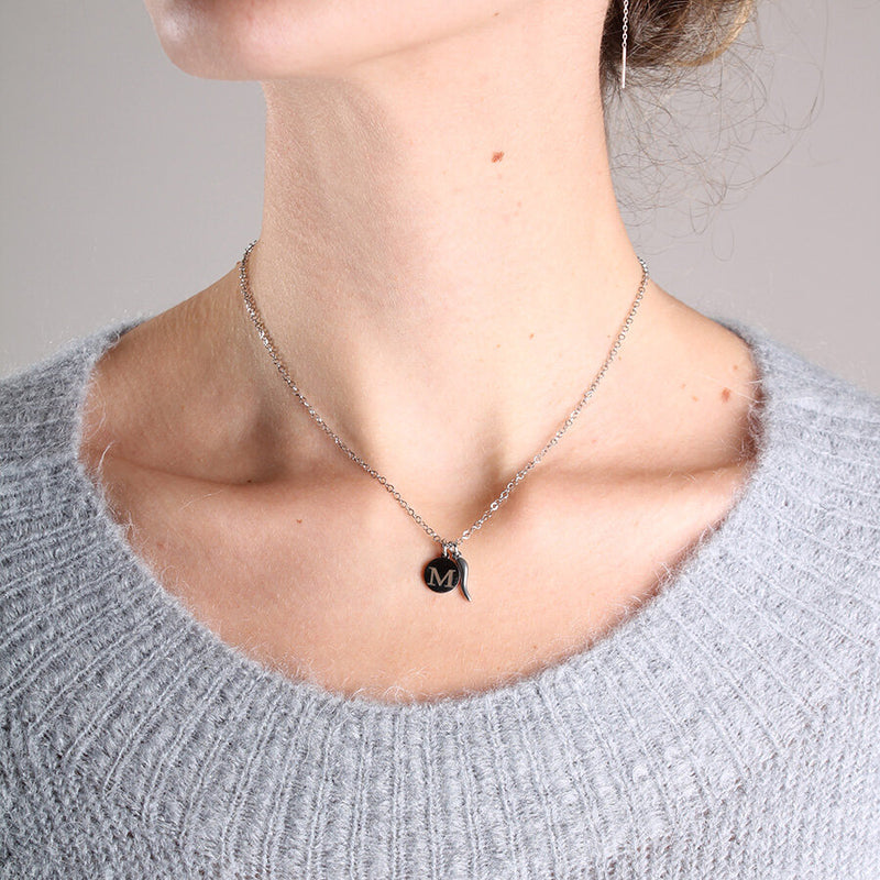 Collana iniziale - Io argento