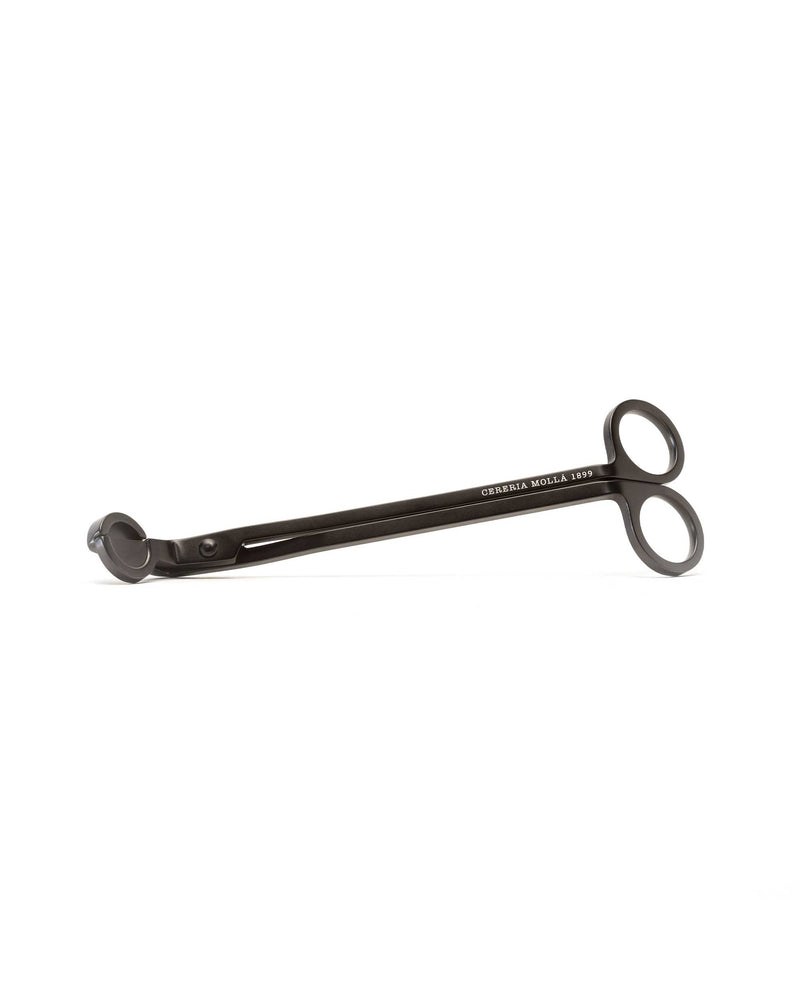 Ensemble de ciseaux éteignoirs de bougies en acier inoxydable noir et coupe-mèche de cloche