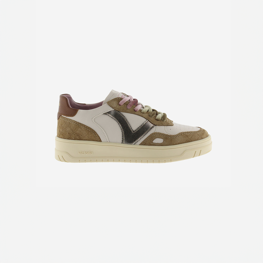 SNEAKER VICTORIA SEUL CUOIO