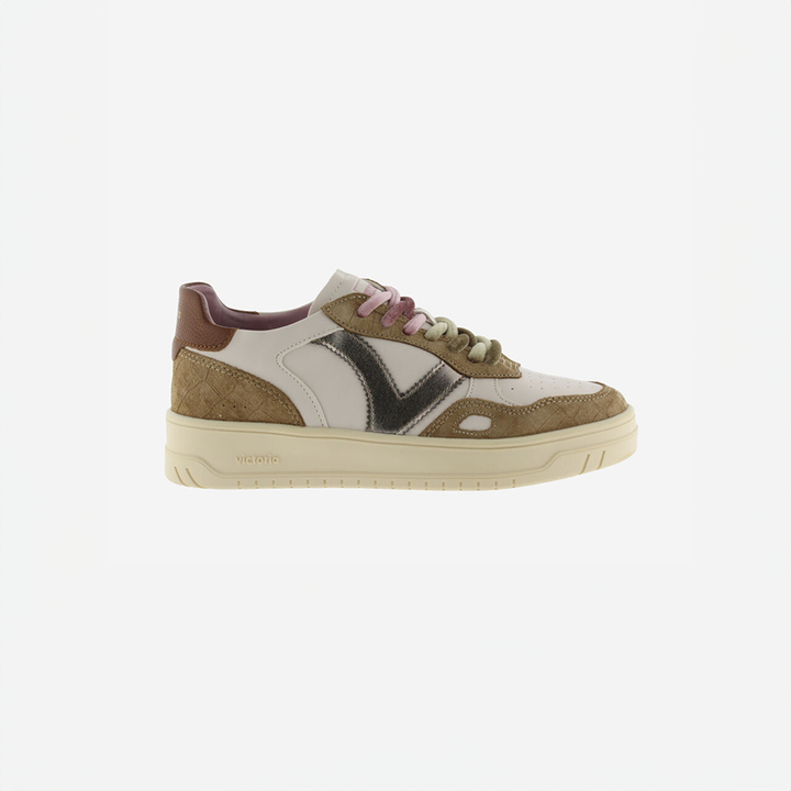 SNEAKER VICTORIA SEUL CUOIO