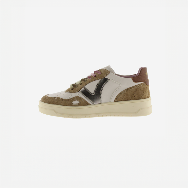 SNEAKER VICTORIA SEUL CUOIO
