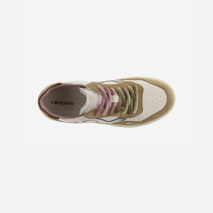 SNEAKER VICTORIA SEUL CUOIO