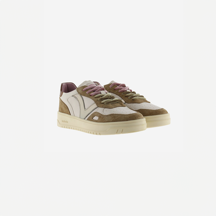 SNEAKER VICTORIA SEUL CUOIO