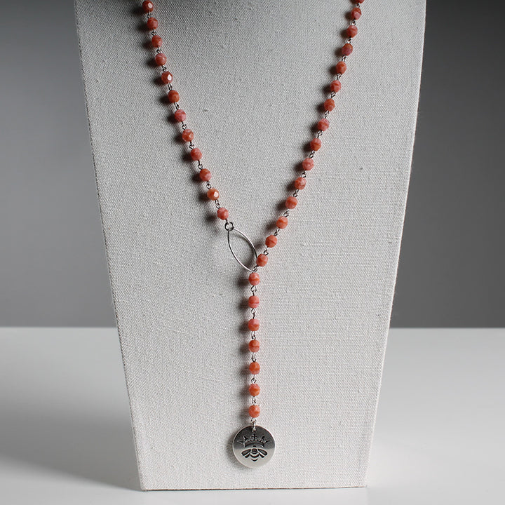 Collier Lulia en argent coloré