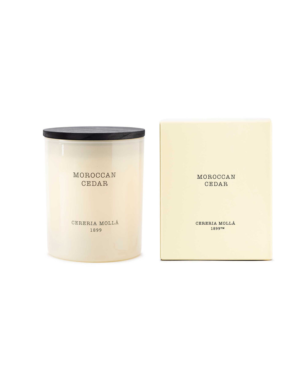 Bougie Aromatique Premium en Cèdre Marocain Aux Notes Épicées Et Touche Orientale
