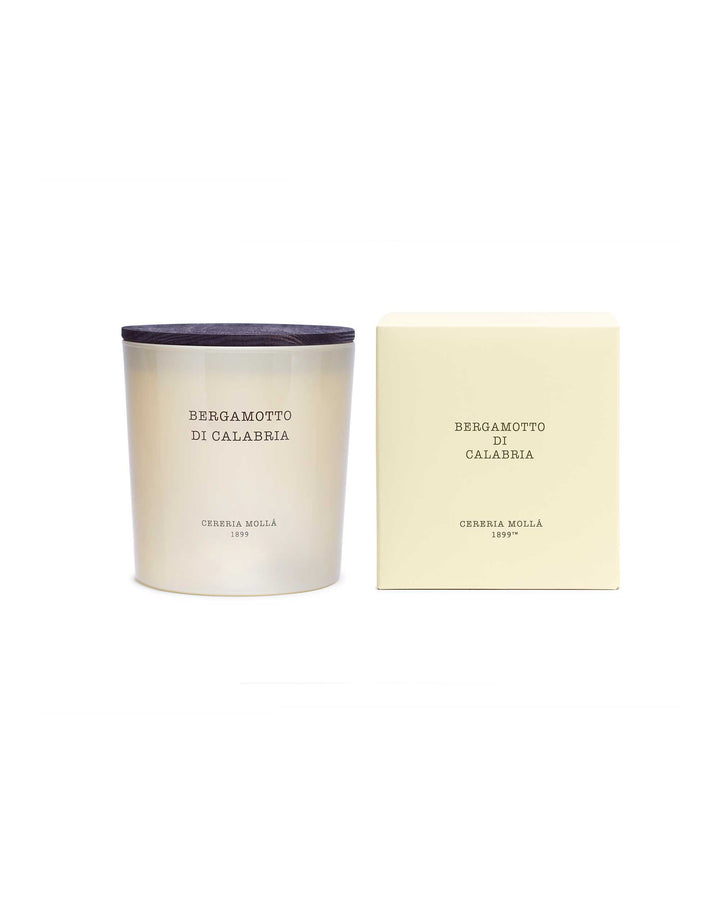Calabrian Bergamot Scented Candle With 3 Soy Wax Wicks