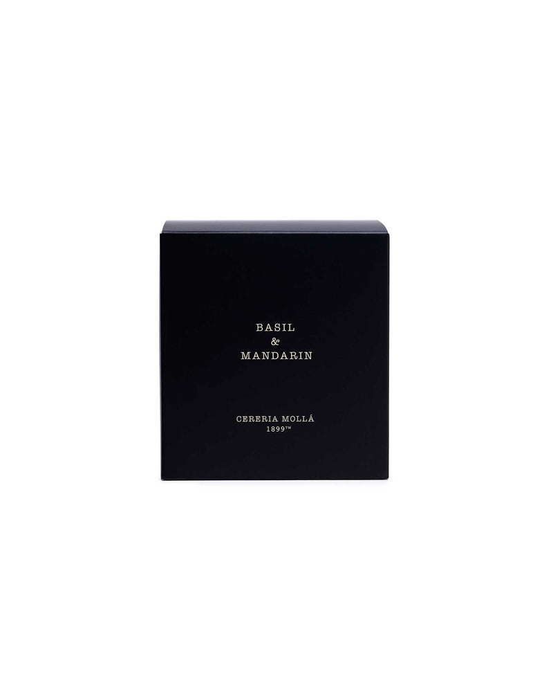 Bougie XL à 3 mèches au basilic et à la mandarine