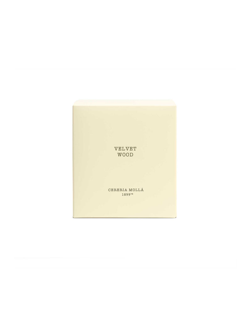 Bougie parfumée Xl Velvet Wood à trois mèches en cire de soja