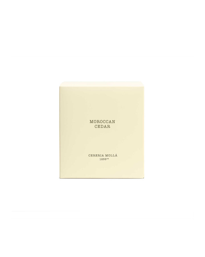 Moroccan Cedar Scented Candle with Three Wicks