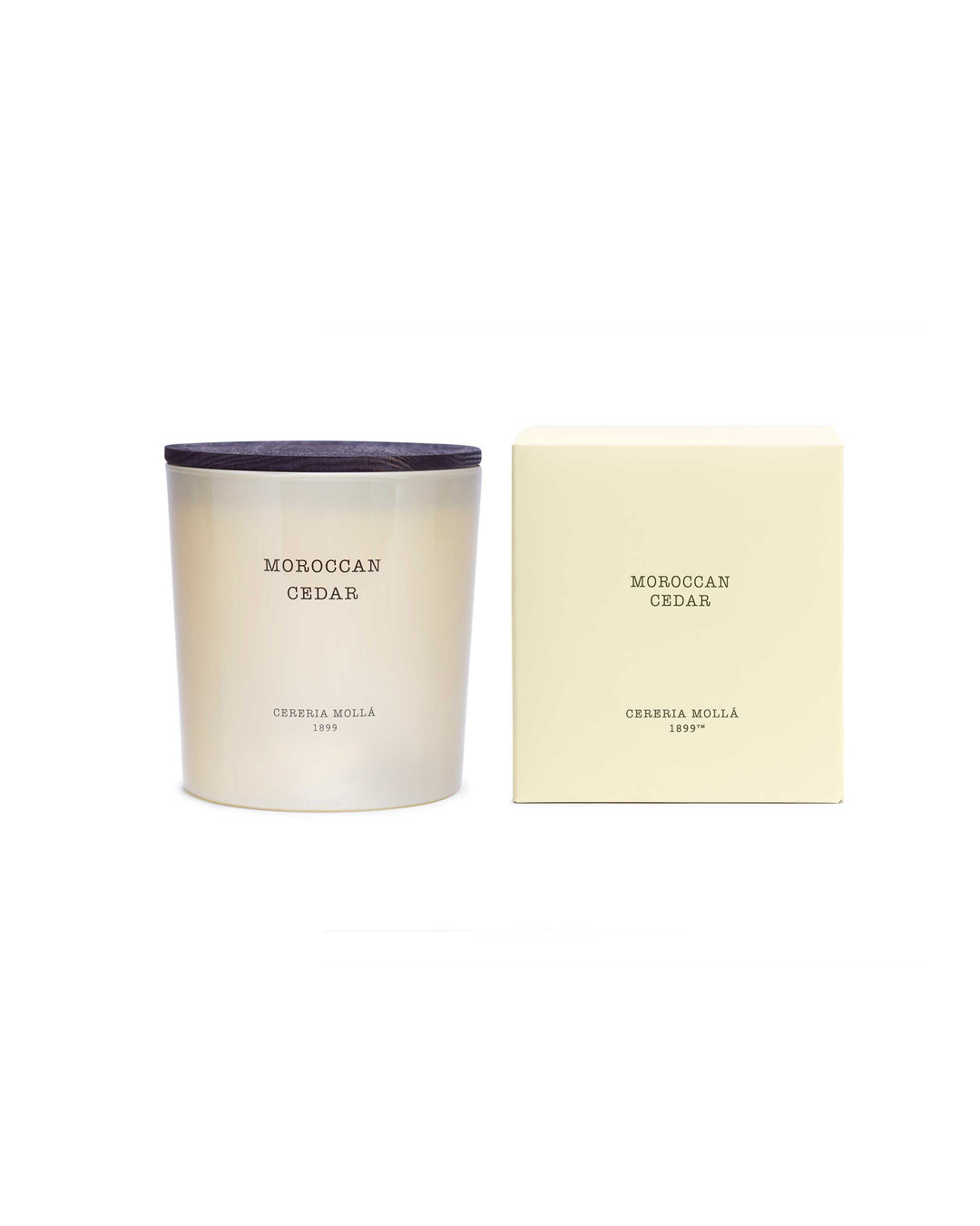 Moroccan Cedar Scented Candle with Three Wicks