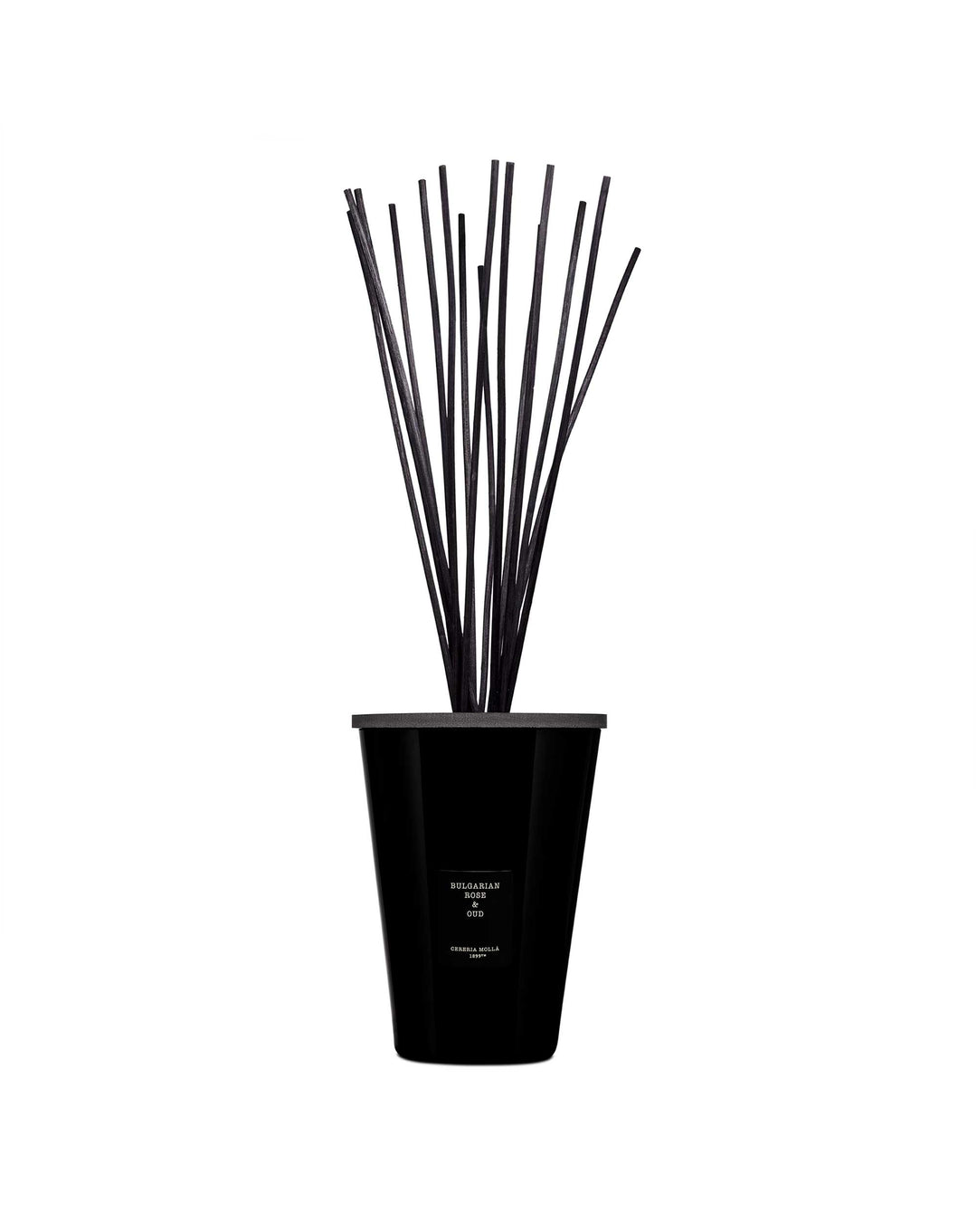 Diffuseur de roseaux bulgares de qualité supérieure et oud en rotin, parfum floral à la bergamote et au bois de santal