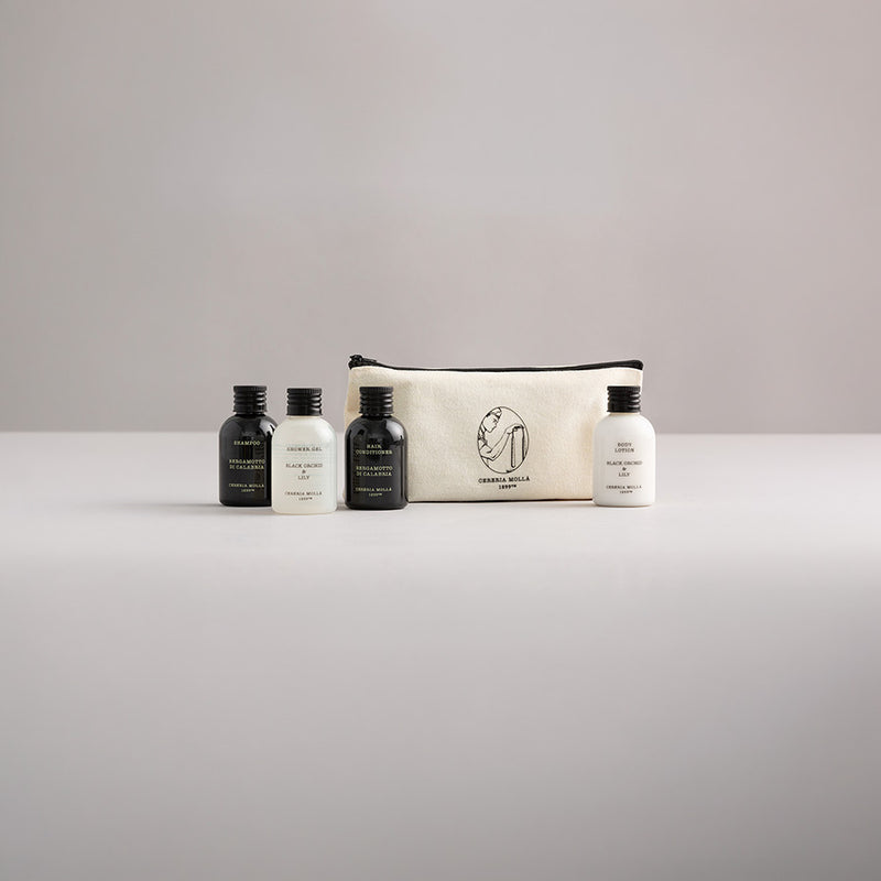 Coffret de beauté exclusif avec produits pour le corps et les cheveux à la bergamote et à l'orchidée