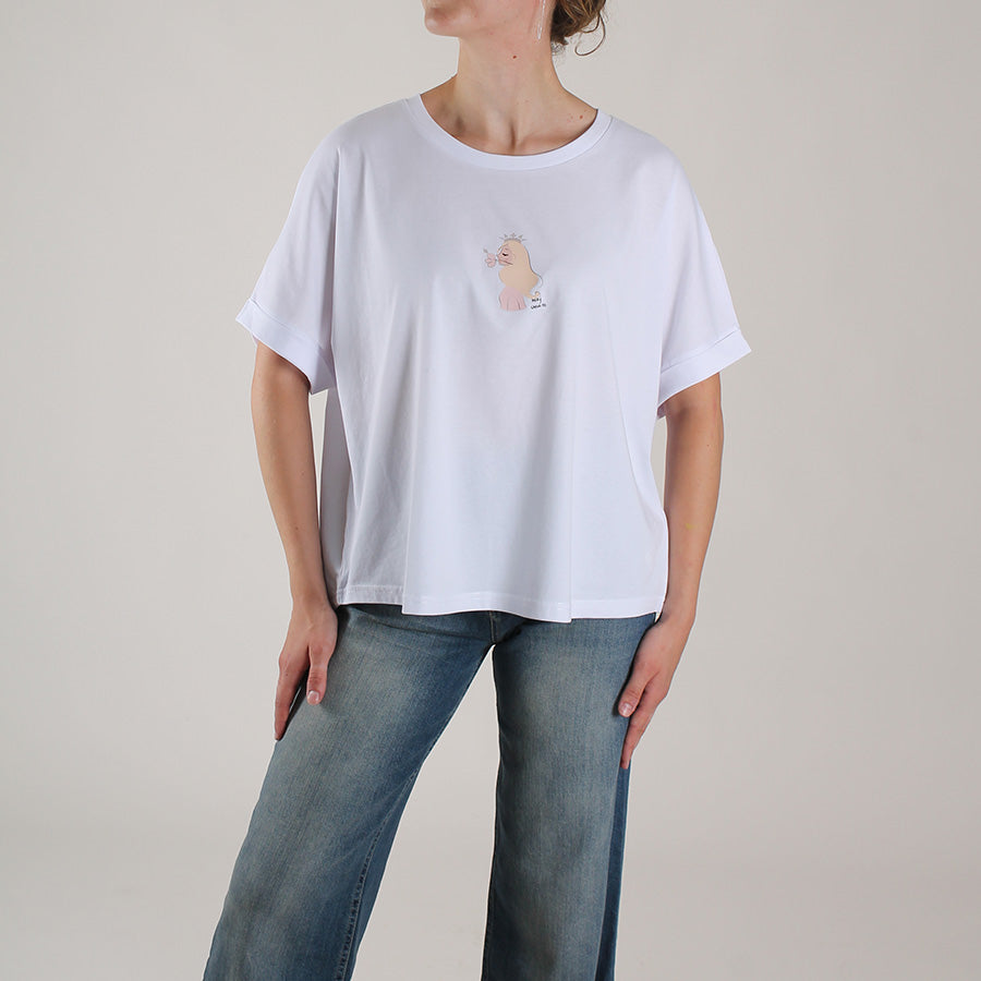T-Shirt Baggy Femminilità