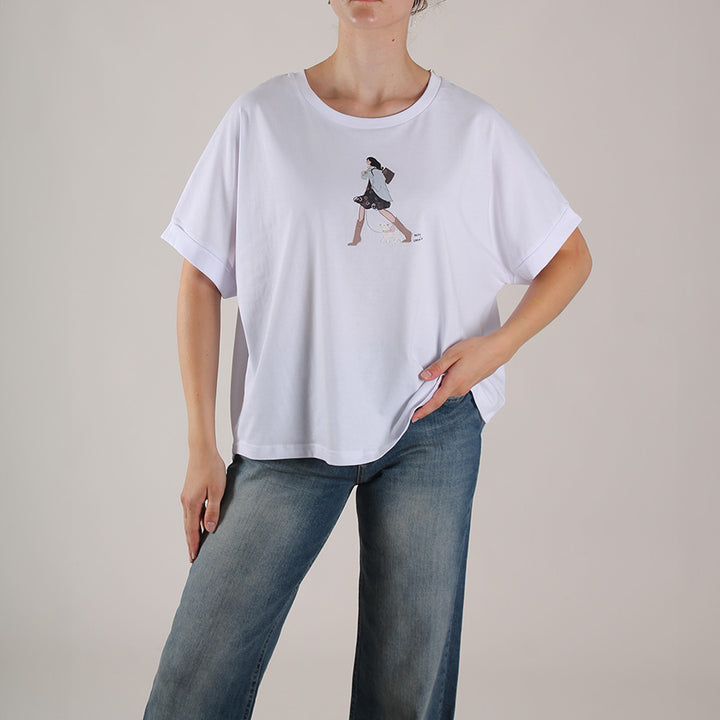 T-Shirt Baggy Spensierata
