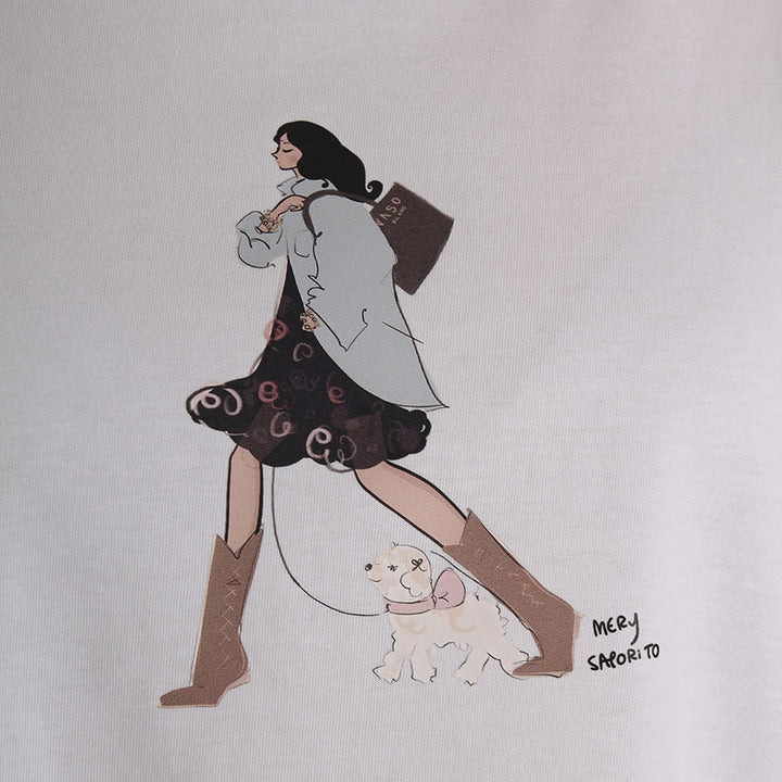 T-Shirt Baggy Spensierata