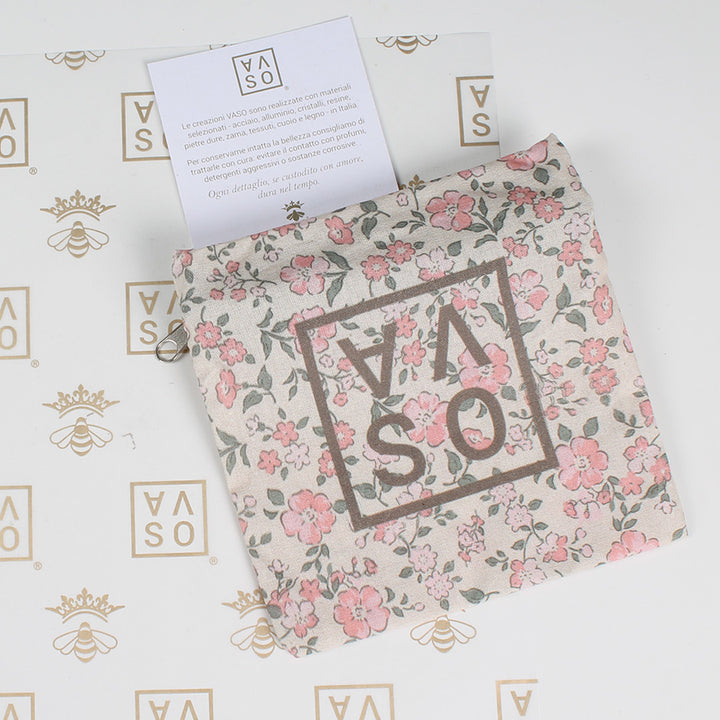 Collana cuoricini perla