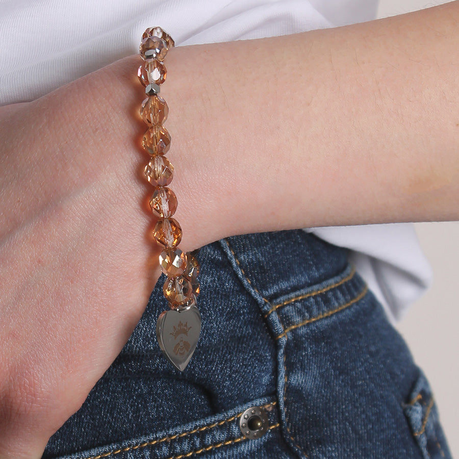 Bracelet cœur en argent