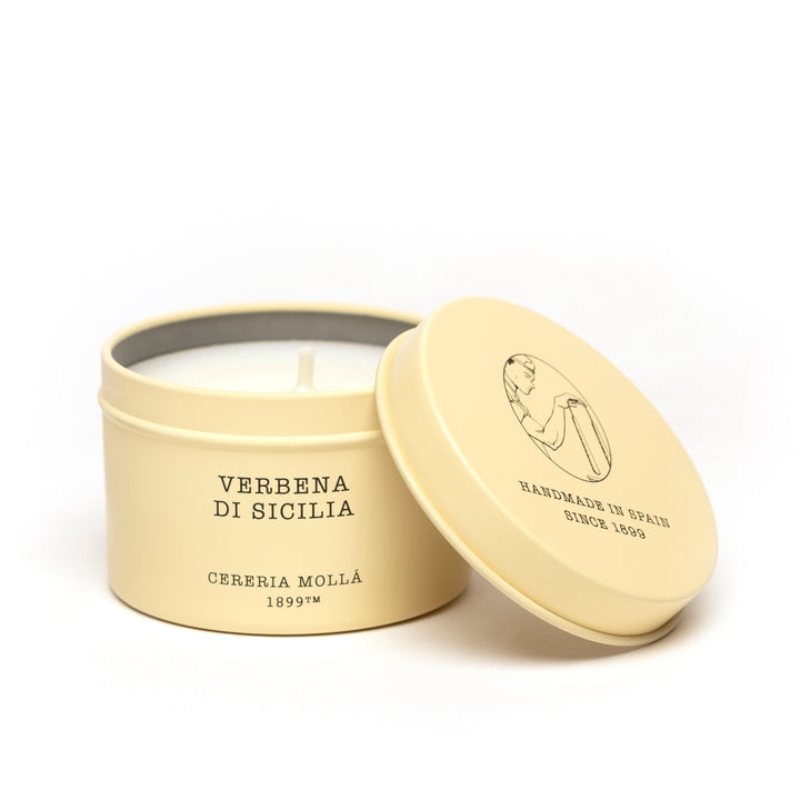 Sicilian Verbena Scented Candle in Soy Wax, Travel Size