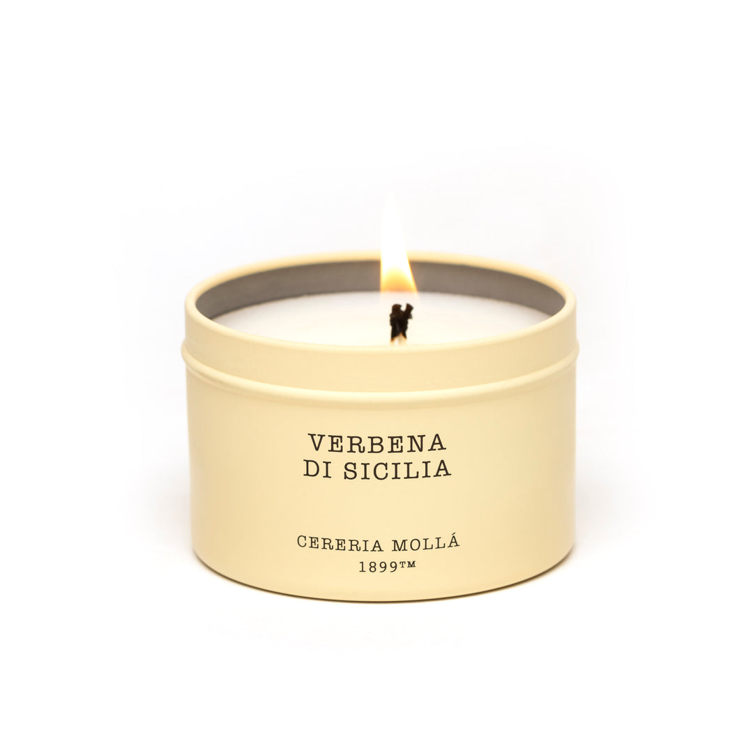Sicilian Verbena Scented Candle in Soy Wax, Travel Size