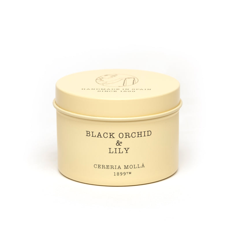 Bougie Parfumée Orchidée Noire Et Lys De Voyage En Pot