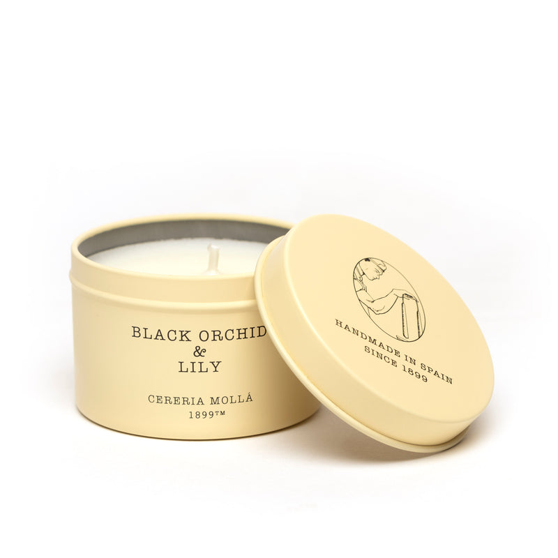 Bougie Parfumée Orchidée Noire Et Lys De Voyage En Pot