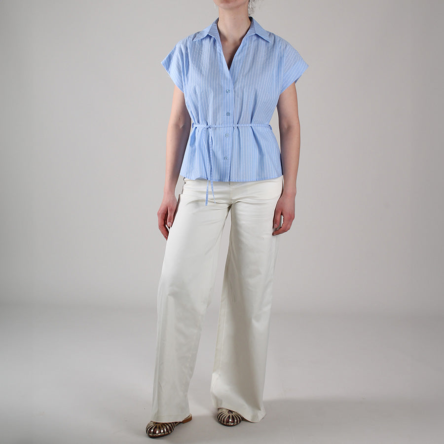 Camicia Ele Riga Azzurro