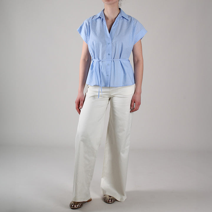 Camicia Ele Riga Azzurro