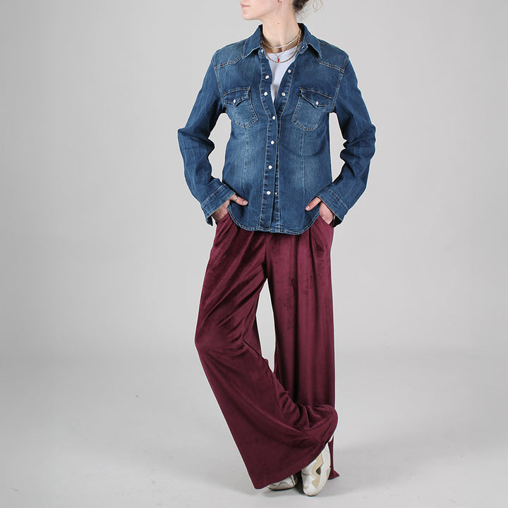 Camicia Jeans Slim Vaso