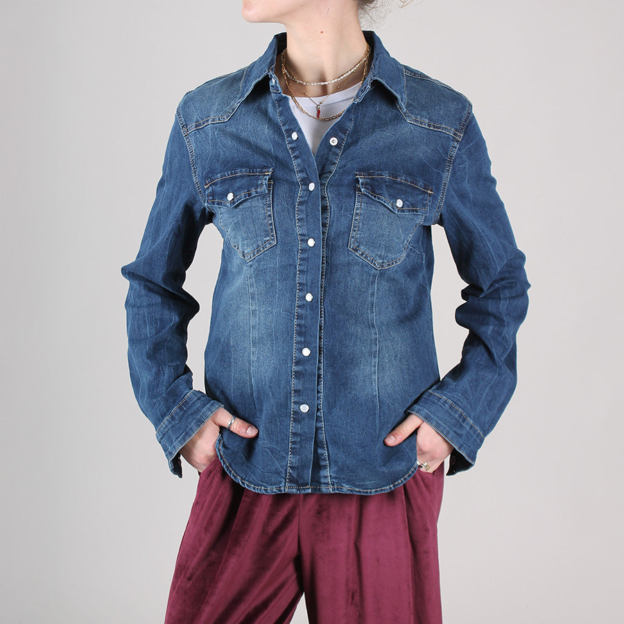 Camicia Jeans Slim Vaso