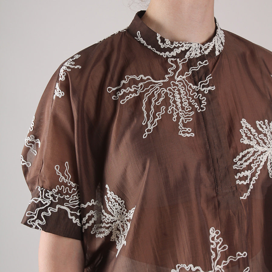 Camicia Summer Ricamo Moro