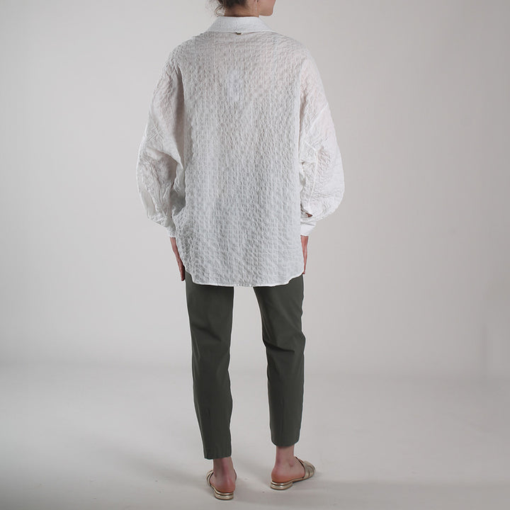 Camicia Tiki Bianca