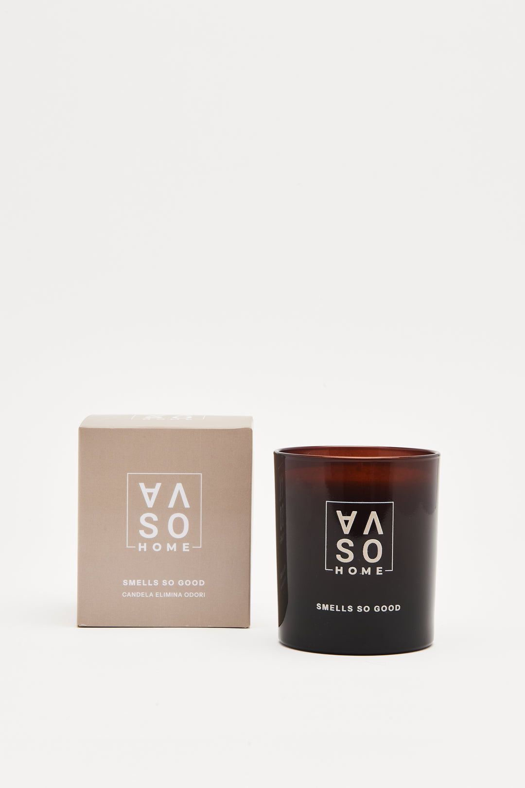 La bougie élimine les odeurs du vase