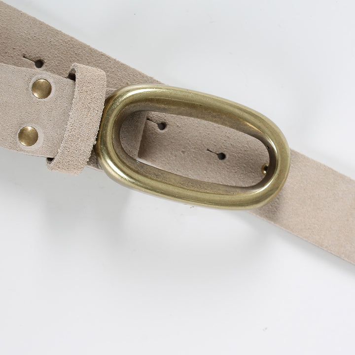 Cintura Ovale Camoscio