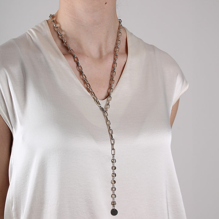 Collana Cristallo Argento