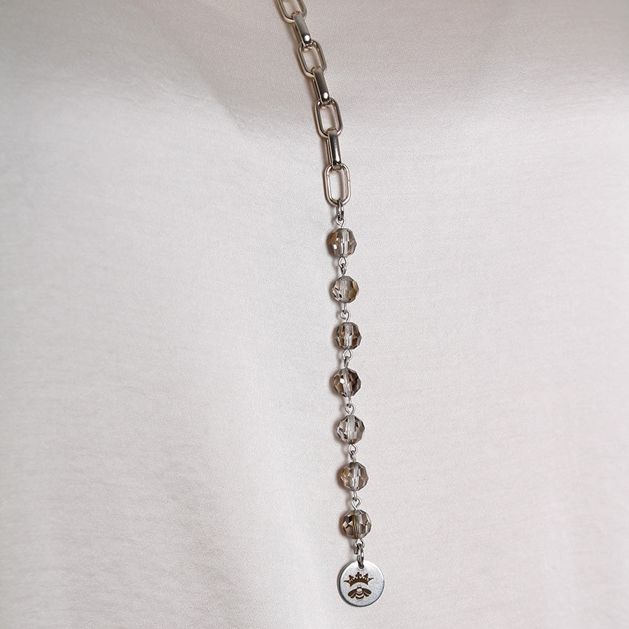 Collana Cristallo Argento