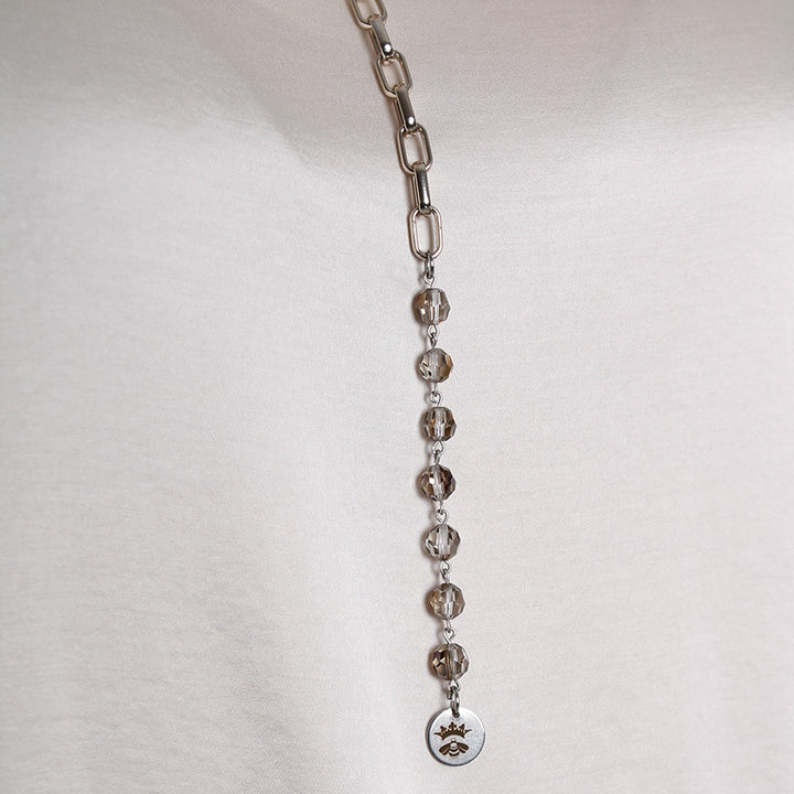 Collana Cristallo Argento