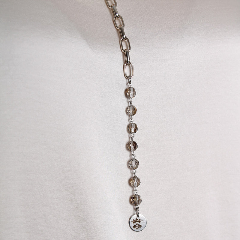 Collana Cristallo Argento