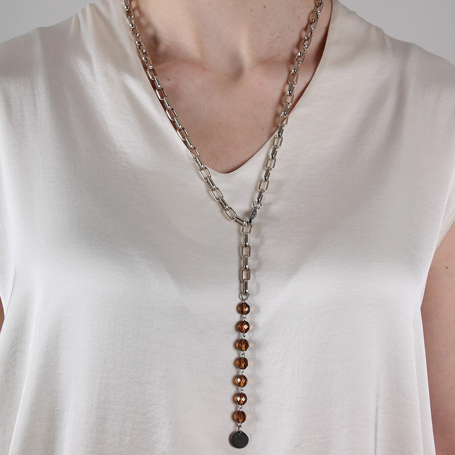 Collana Cristallo Argento