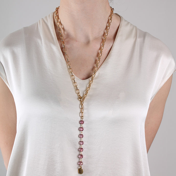 Collana Cristallo Oro