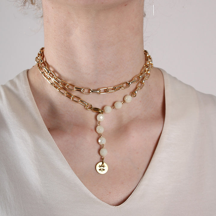 Collana Cristallo Oro