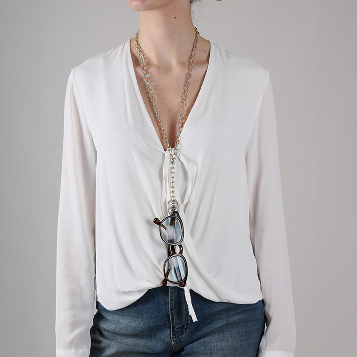 Collana Lente Argento